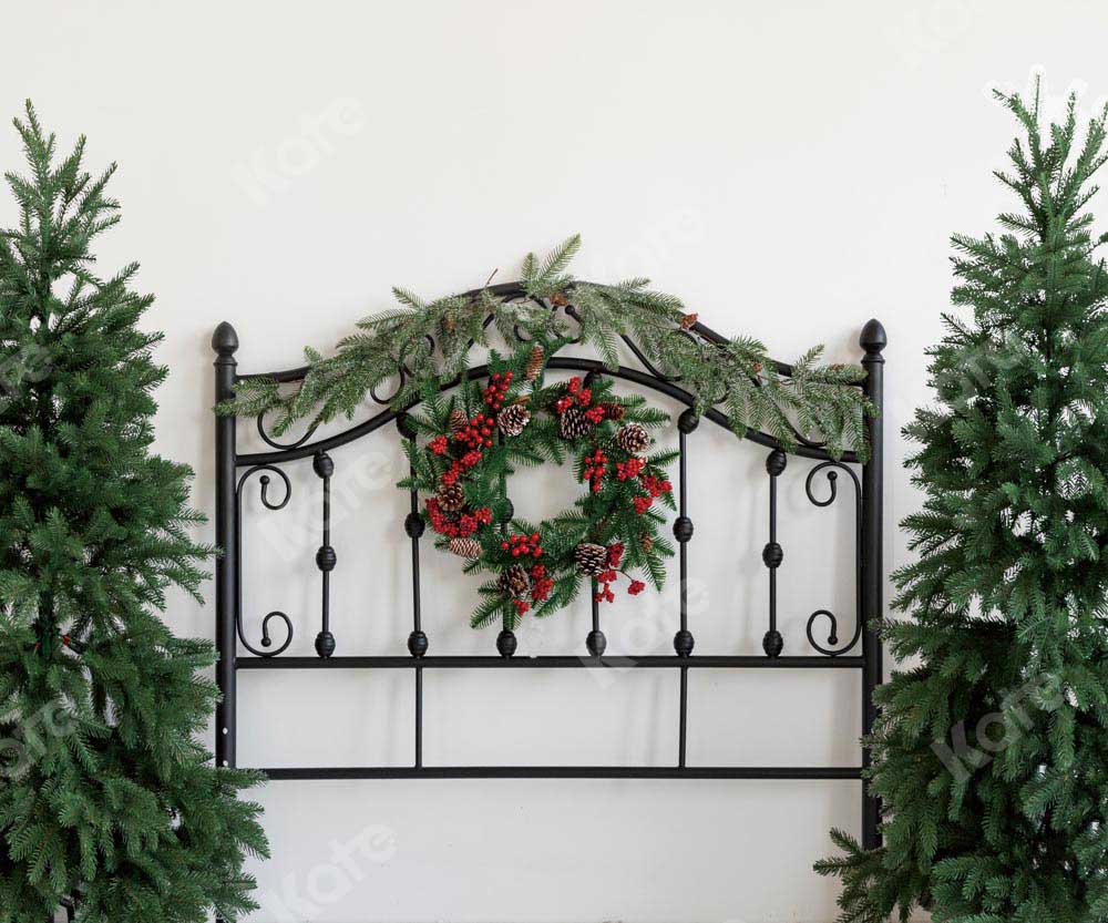 Kate Christmas Bed Backdrop Headboard Designed by Emetselch -UK