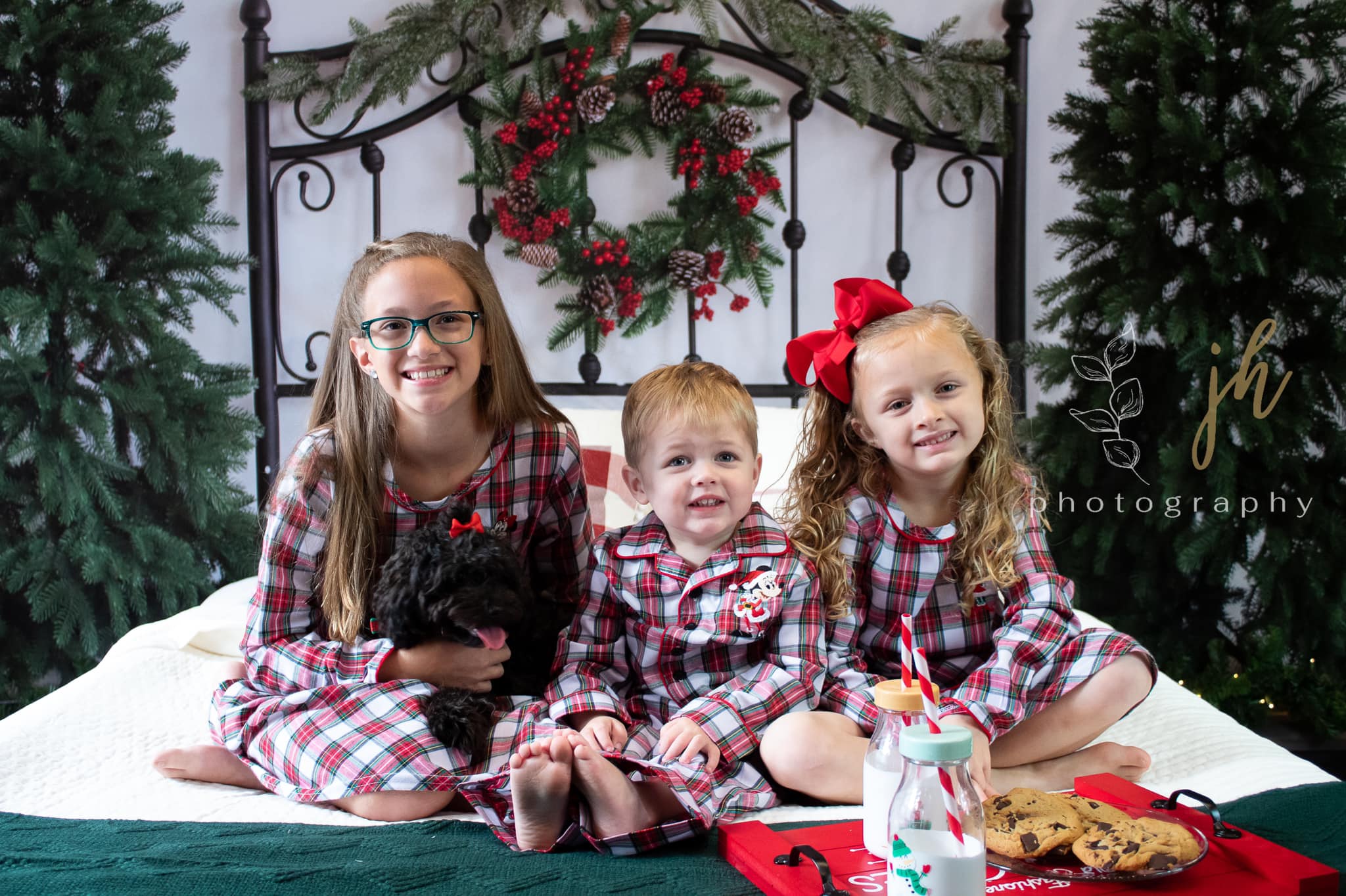 Kate Christmas Bed Backdrop Headboard Designed by Emetselch -UK