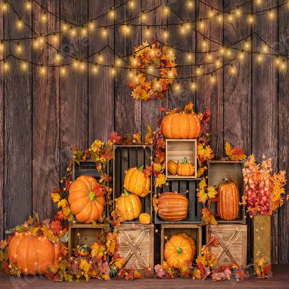 Kate Halloween Pumpkins Backdrop Autumn Designed by Emetselch -UK