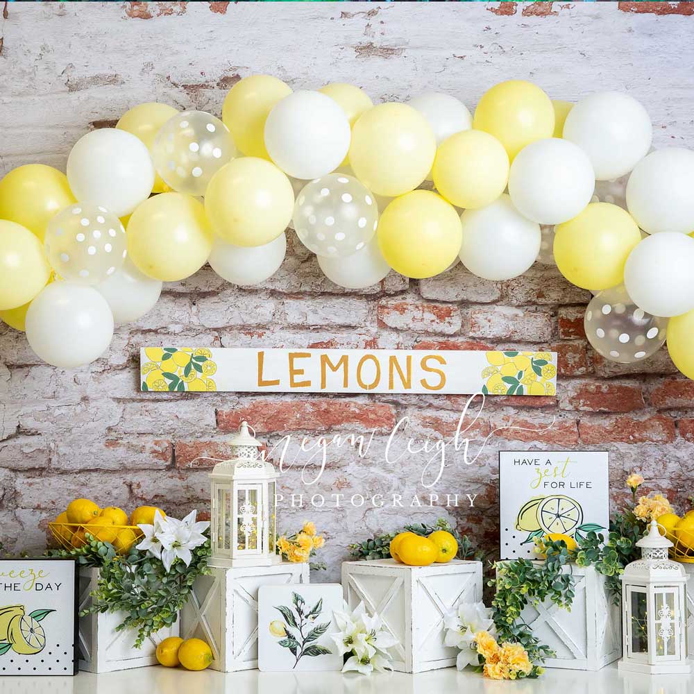 Kate Summer Lemons Fresh Backdrop Designed by Megan Leigh Photography -UK