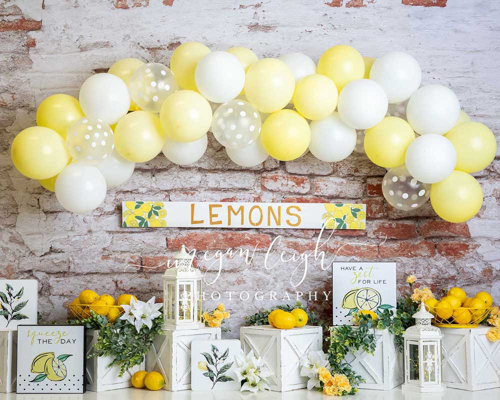 Kate Summer Lemons Fresh Backdrop Designed by Megan Leigh Photography -UK