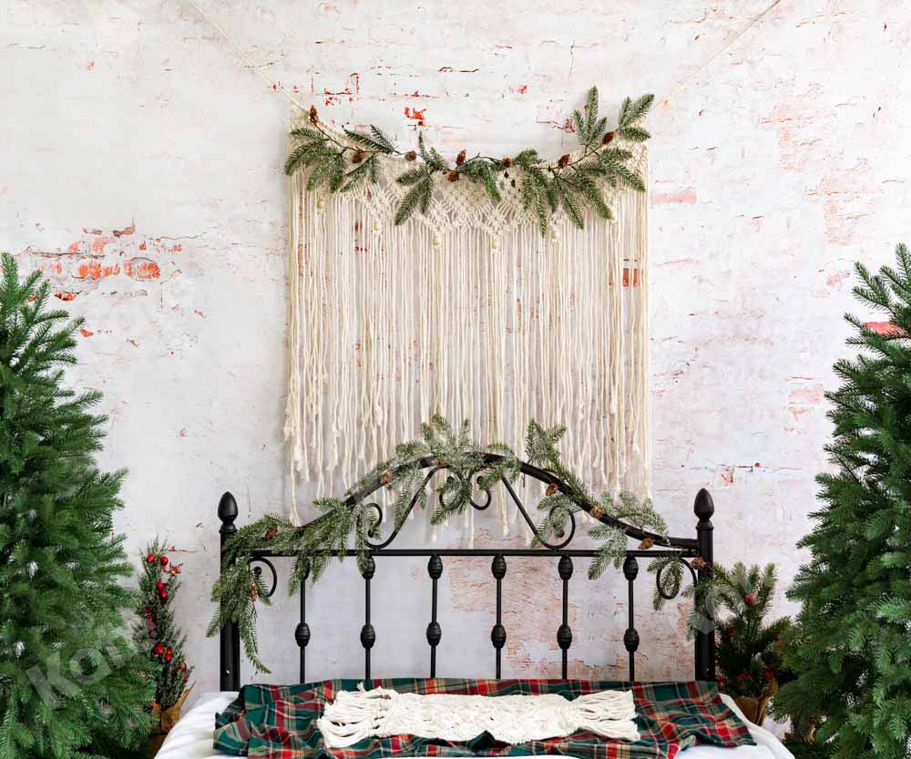 Kate Christmas Tree Boho Headboard Backdrop Designed by Emetselch -UK