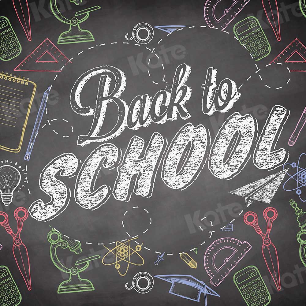 Kate Back To School Backdrop Blackboard for Photography -UK
