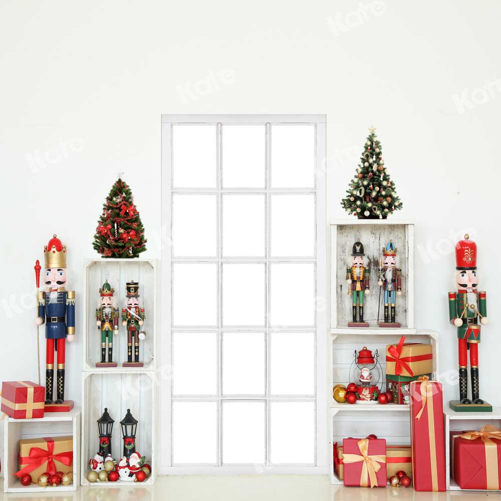 Kate Christmas Gift Nutcrackers Shelf Backdrop Door Designed by Emetselch -UK