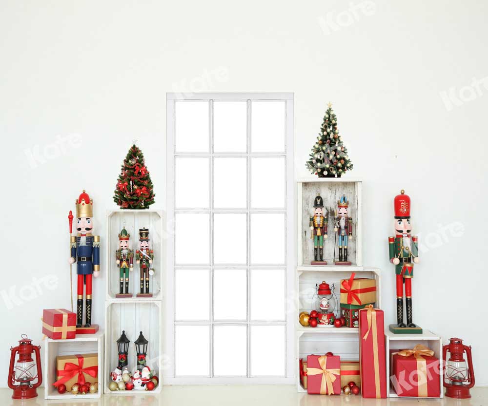 Kate Christmas Gift Nutcrackers Shelf Backdrop Door Designed by Emetselch -UK