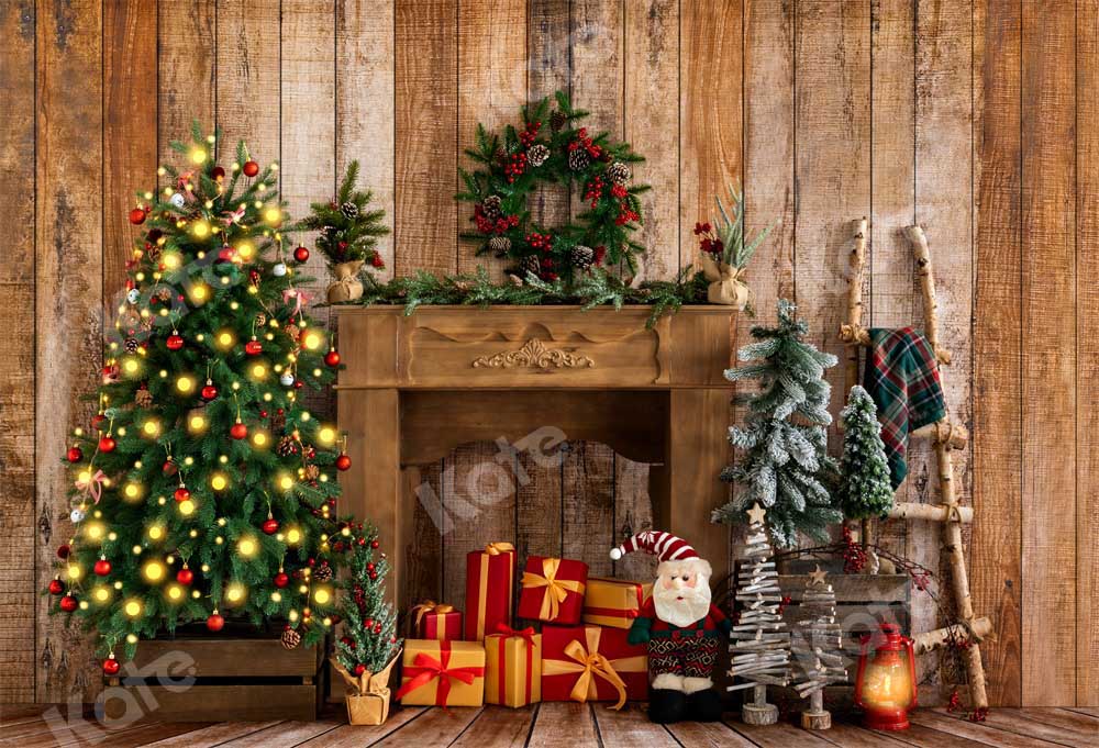 Kate Christmas Gifts Wreath Backdrop Designed by Emetselch -UK