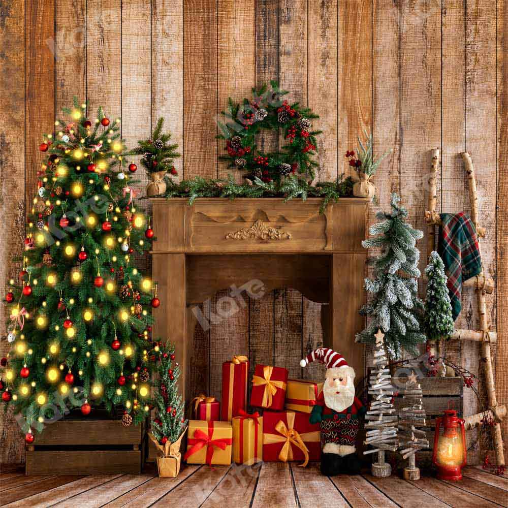 Kate Christmas Gifts Wreath Backdrop Designed by Emetselch -UK