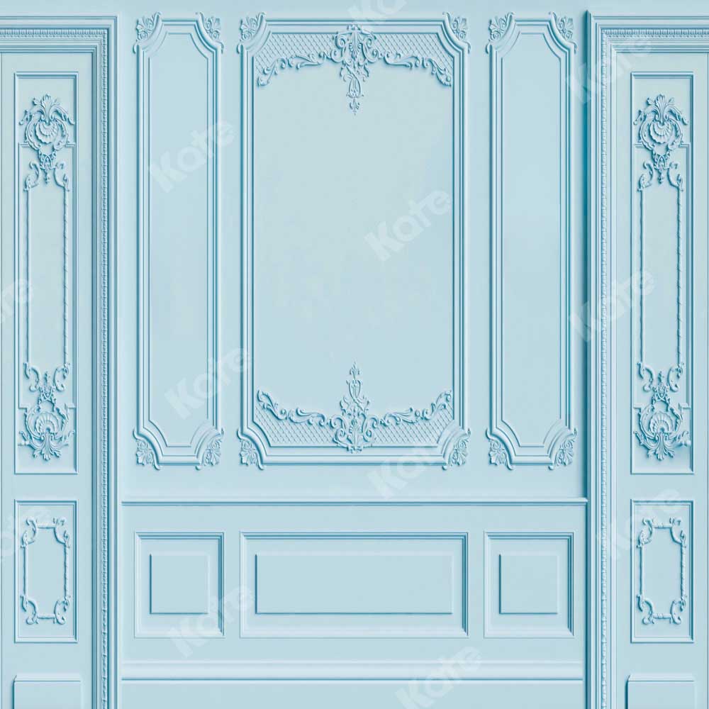 Kate Blue Wall Modern Backdrop Designed by Chain Photography -UK