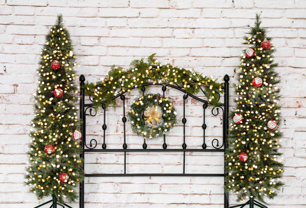 Kate Christmas Tree Bedside Backdrop Designed by Emetselch -UK