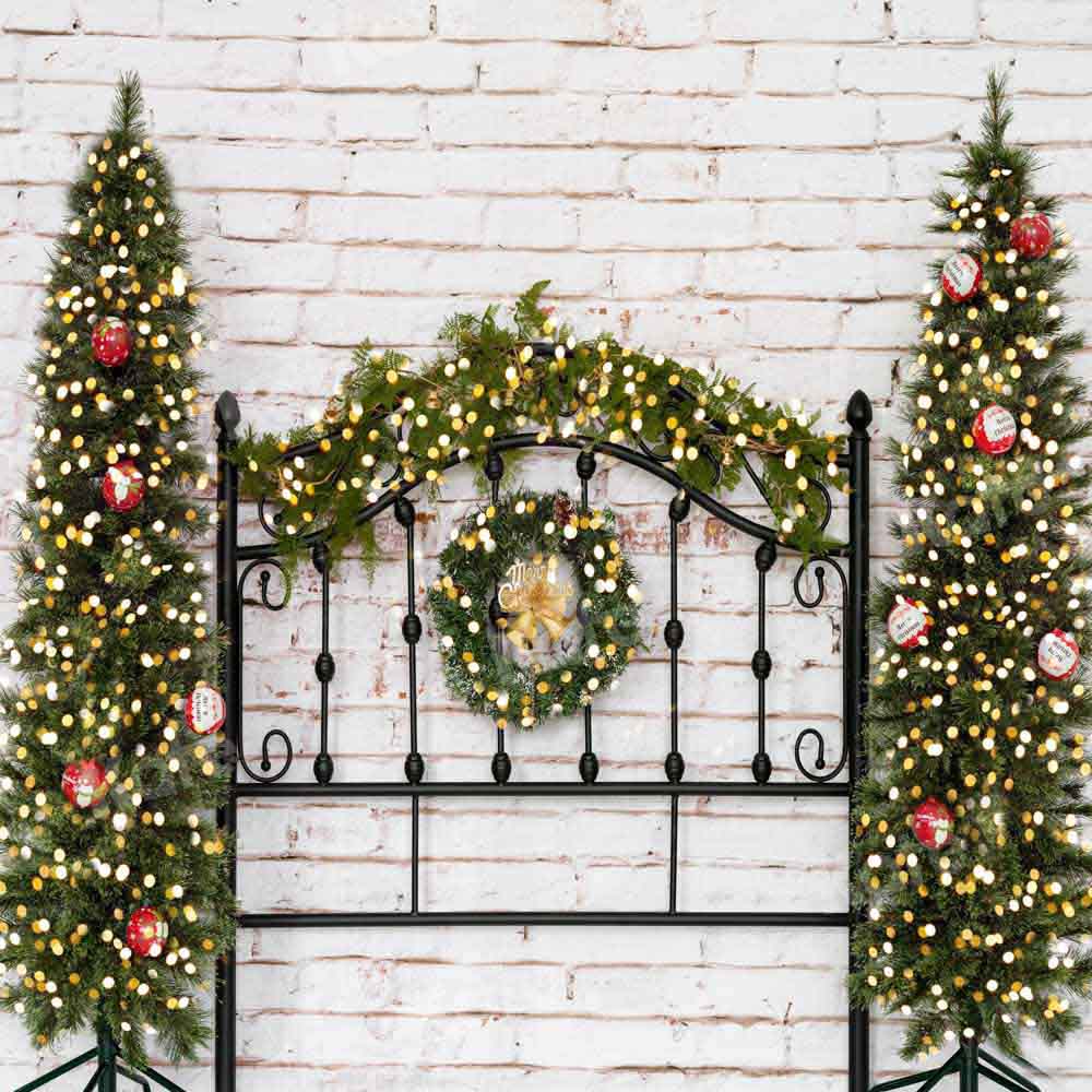 Kate Christmas Tree Bedside Backdrop Designed by Emetselch -UK