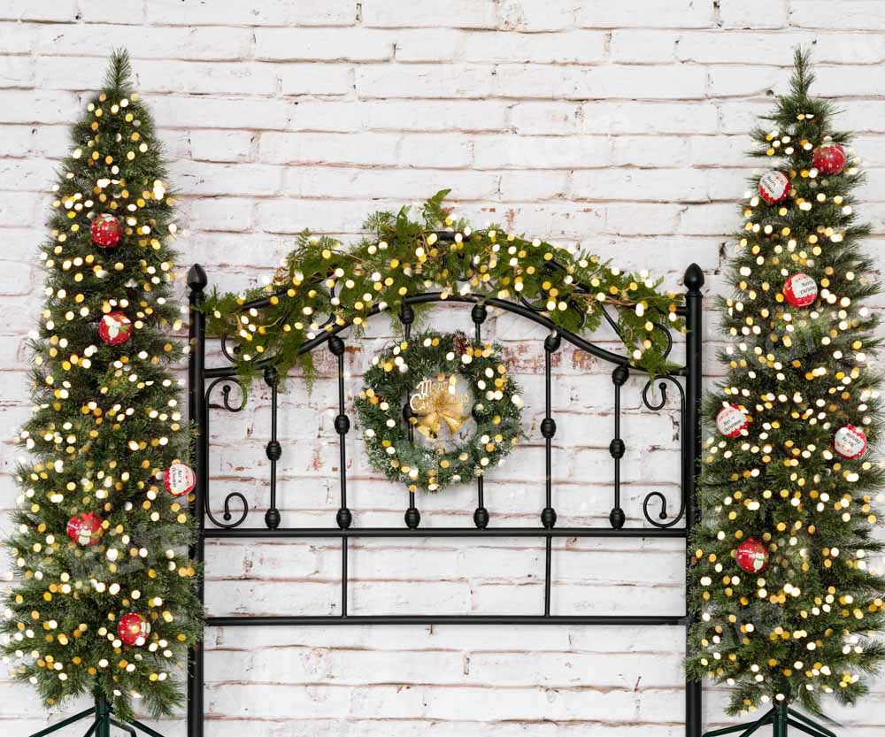 Kate Christmas Tree Bedside Backdrop Designed by Emetselch -UK