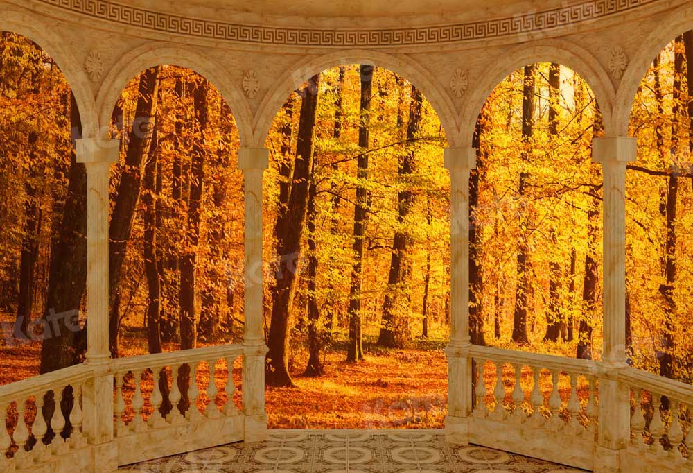 Kate Autumn Deciduous Woods Backdrop Designed by Chain Photography -UK