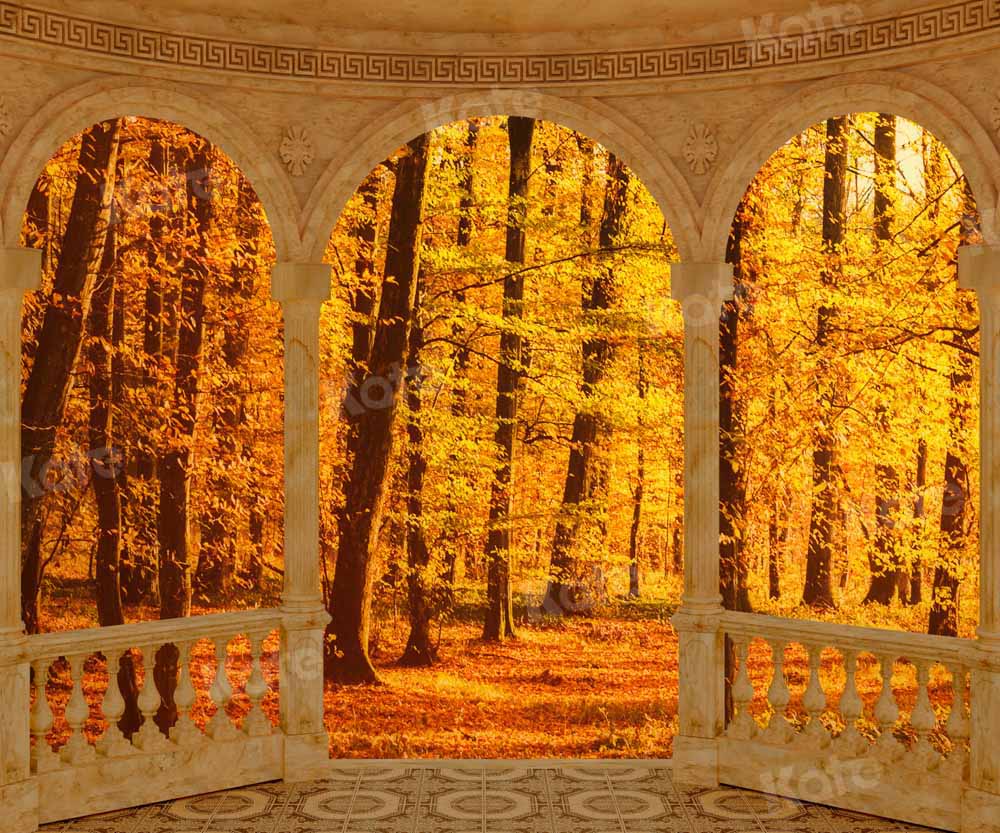 Kate Autumn Deciduous Woods Backdrop Designed by Chain Photography -UK
