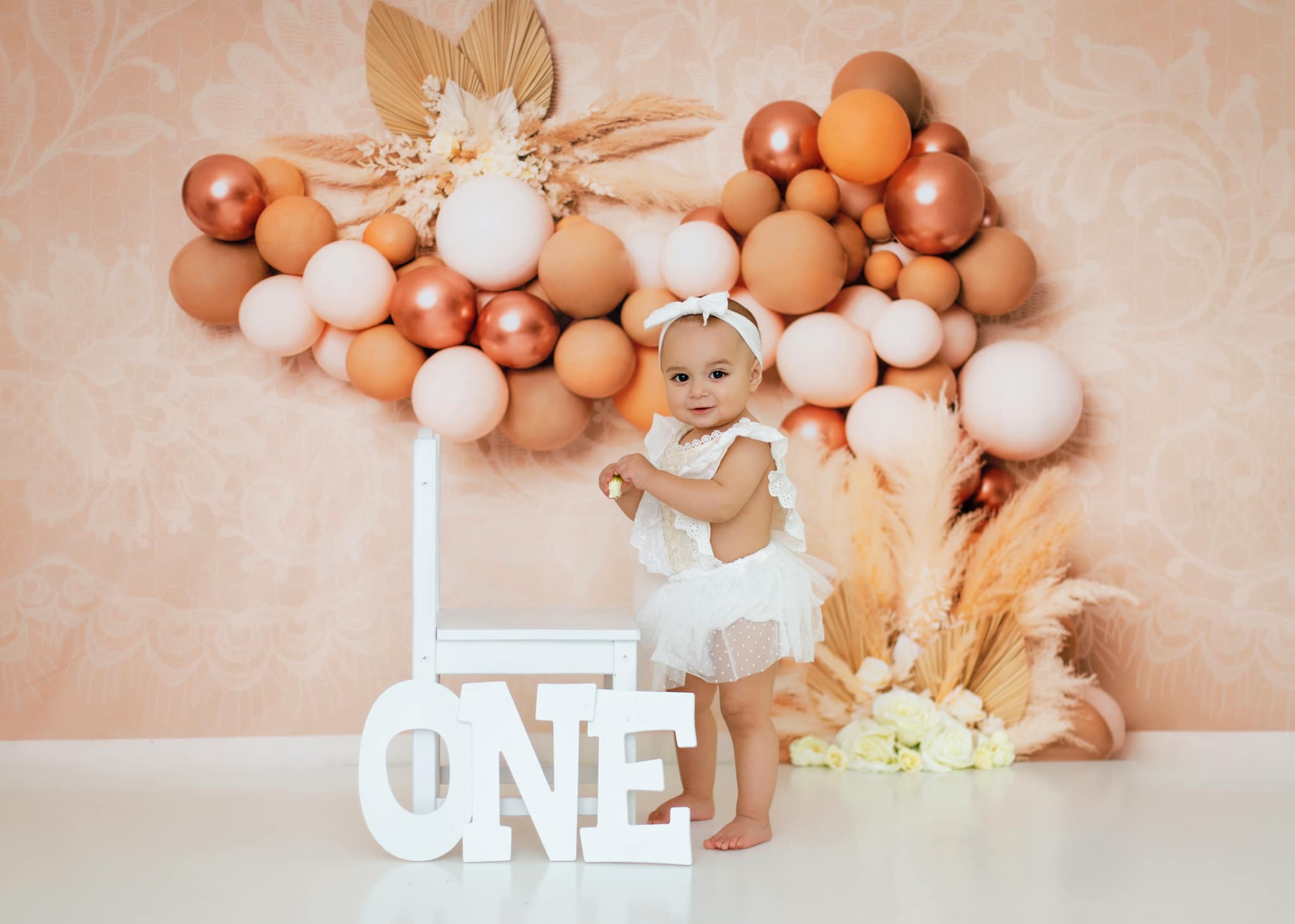 Kate Floral Boho Balloon Backdrop Designed by Kerry Anderson -UK