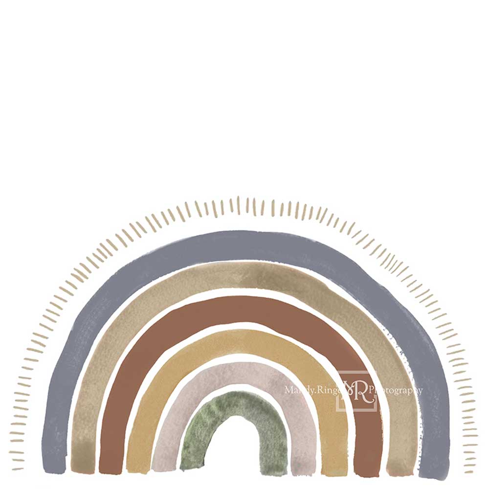 Kate Boho Rainbow Backdrop for Boy Designed by Mandy Ringe Photography -UK