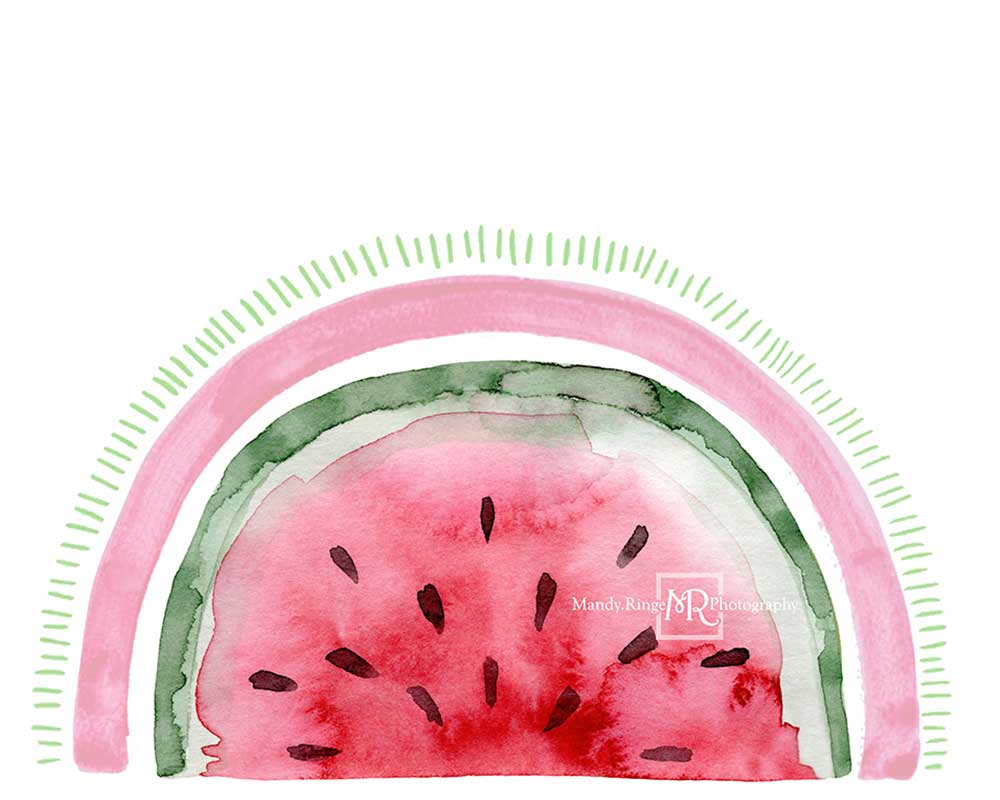 Kate Watermelon Rainbow Backdrop Designed by Mandy Ringe Photography -UK