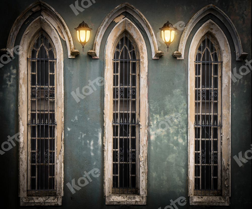 Kate Church Windows Wall Retro Backdrop Designed by Chain Photography -UK