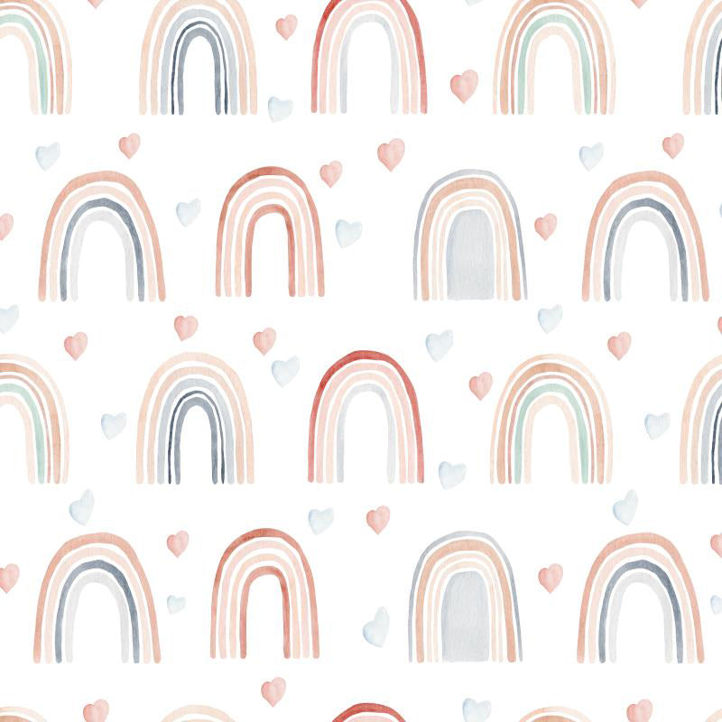 Kate Valentine/Girly Rainbow Heart Backdrop for Photography -UK