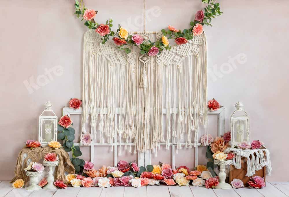 Kate Spring/Mother's day Boho Flower Backdrop Designed by Emetselch -UK