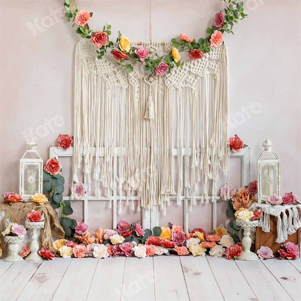 Kate Spring/Mother's day Boho Flower Backdrop Designed by Emetselch -UK