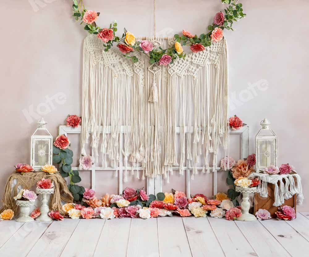 Kate Spring/Mother's day Boho Flower Backdrop Designed by Emetselch -UK