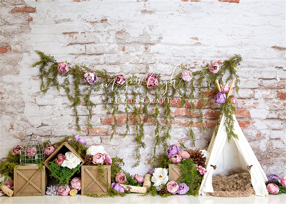 Kate Madeline Floral Backdrop Designed by Megan Leigh Photography -UK
