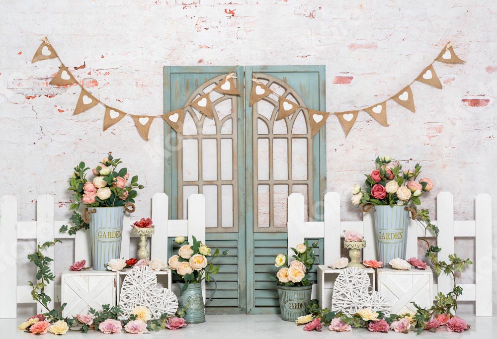 Kate Spring/Easter Flowers Backdrop Designed by Emetselch -UK
