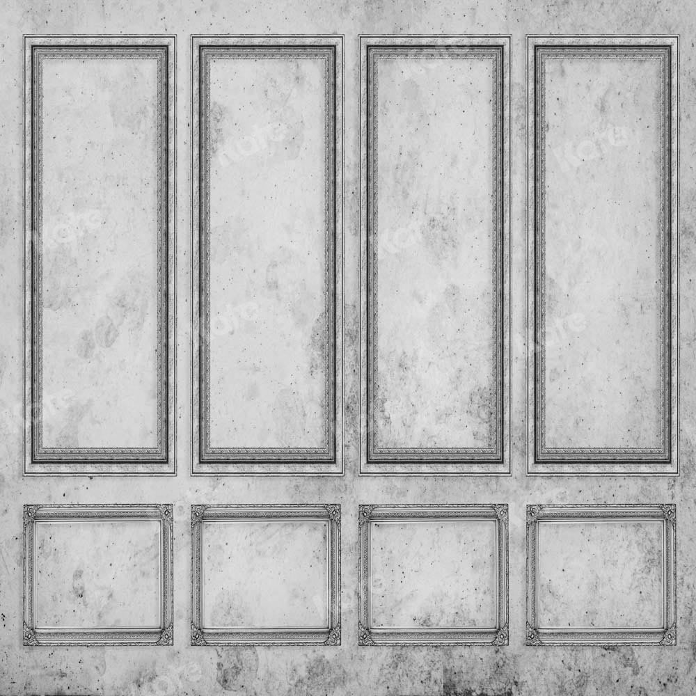 Kate Retro Wall Gray White Interior Backdrop Designed by Chain Photography -UK