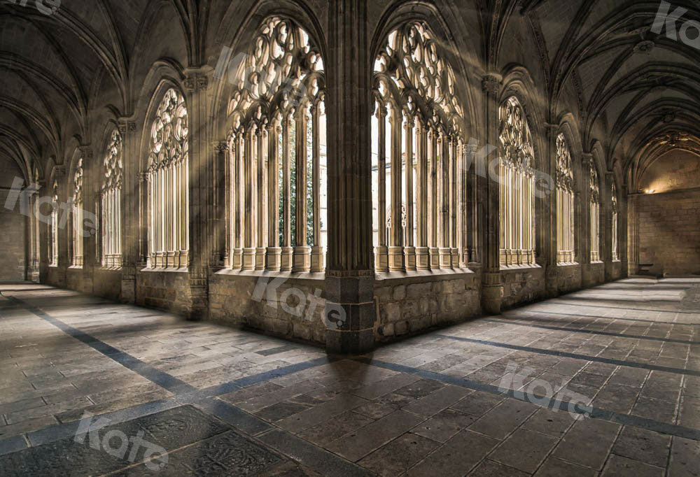 Kate Retro Building Light Castle Backdrop Designed by Chain Photography -UK