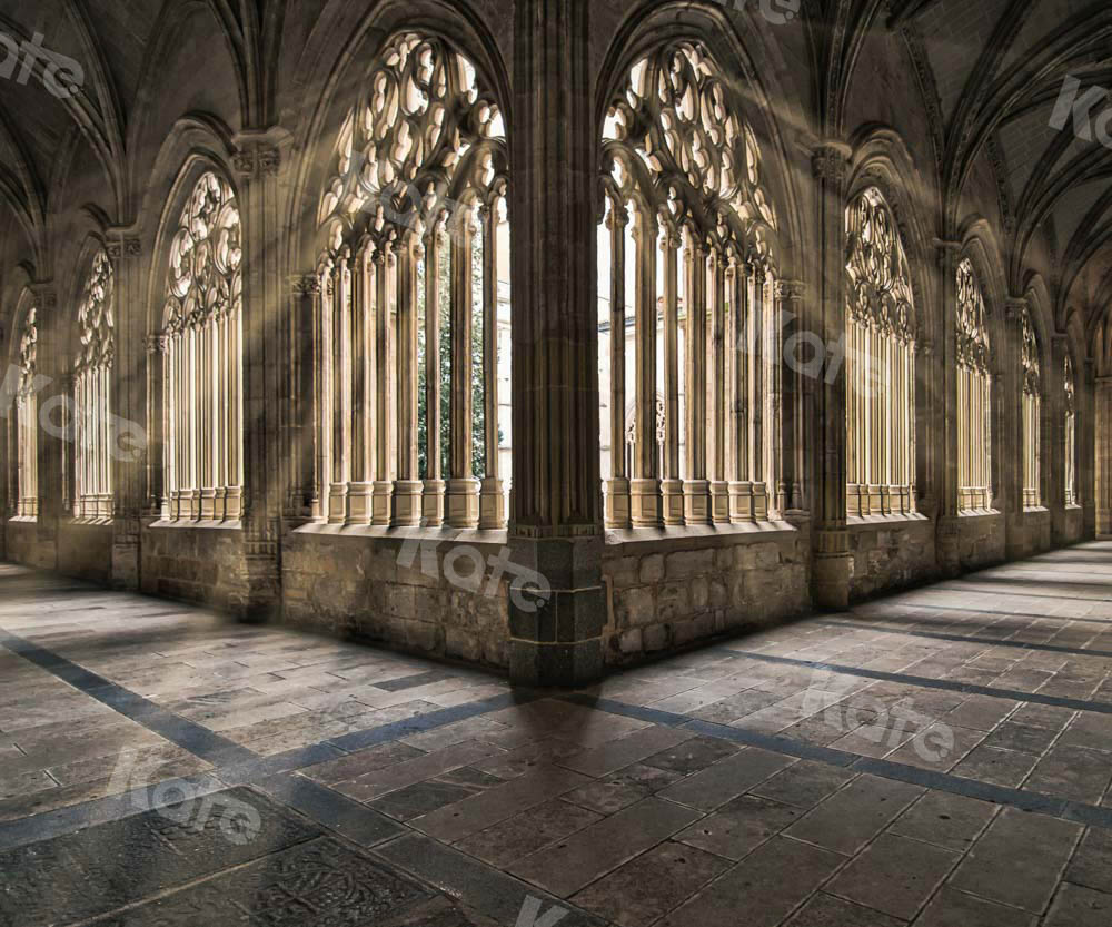 Kate Retro Building Light Castle Backdrop Designed by Chain Photography -UK