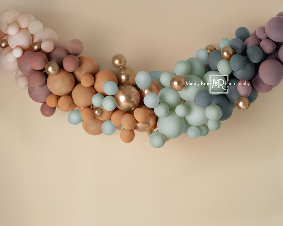 Kate Matte Rainbow Boho Balloon Backdrop Designed by Mandy Ringe Photography -UK