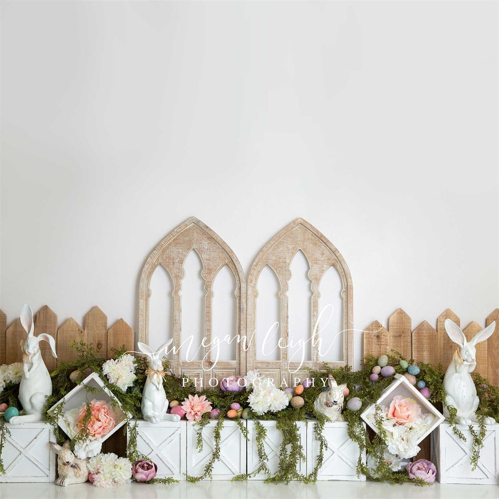 Kate Spring/Easter Bunny Garden Backdrop Designed by Megan Leigh Photography -UK