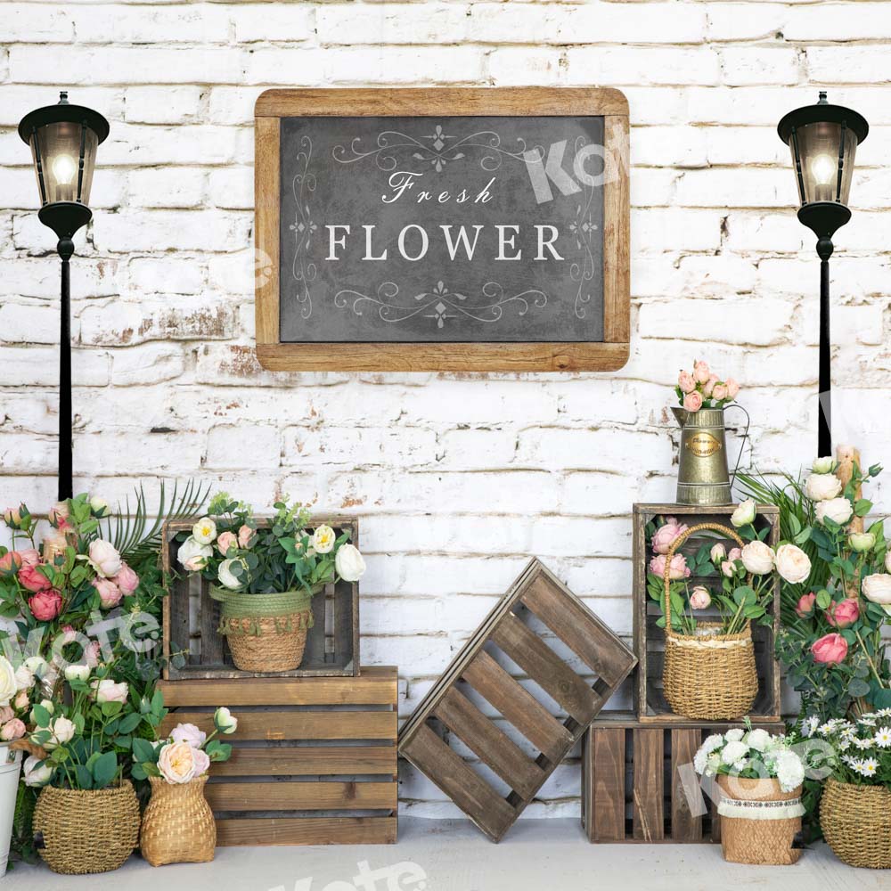 Kate Spring Backyard Garden Backdrop Designed by Emetselch -UK