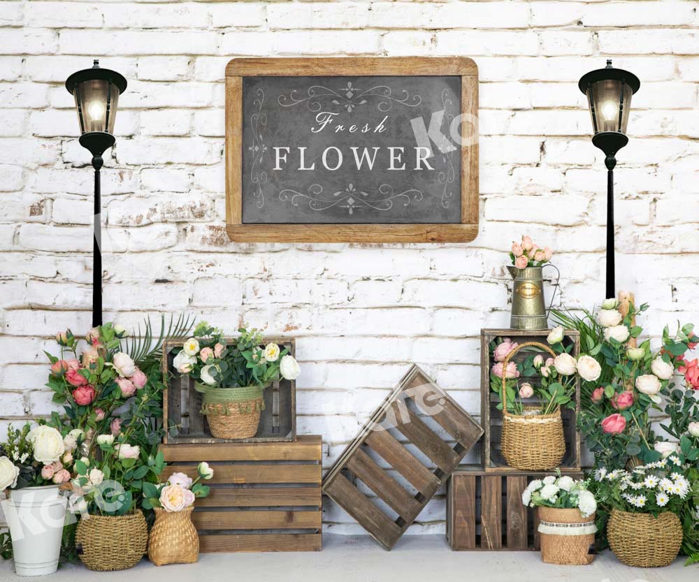 Kate Spring Backyard Garden Backdrop Designed by Emetselch -UK