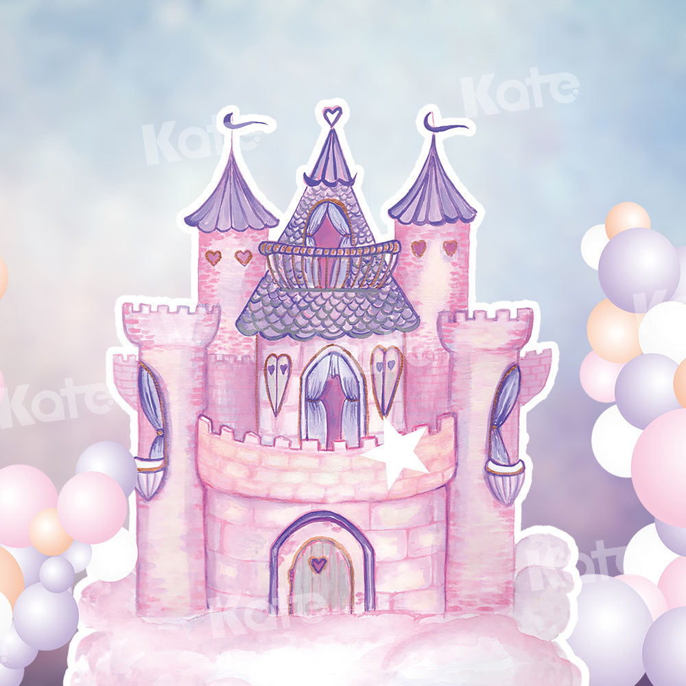Kate Balloon Fantasy Castle Backdrop Designed by Chain Photography -UK