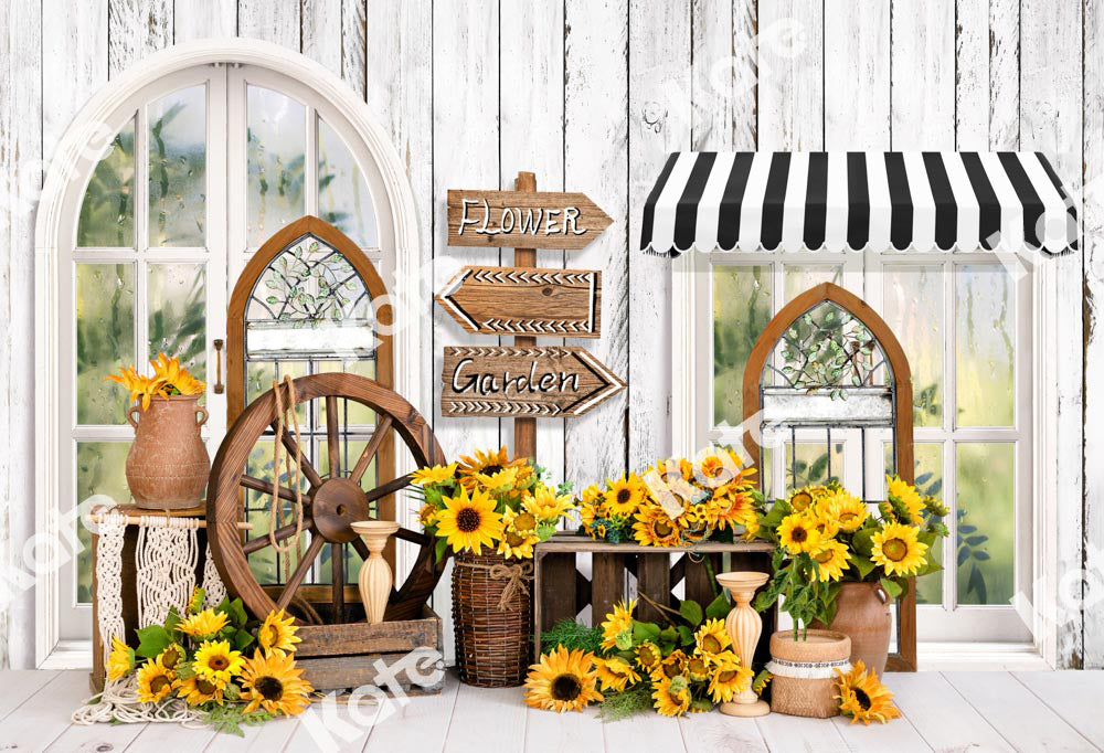 Kate Summer Sunflower Garden Backdrop Designed by Emetselch -UK
