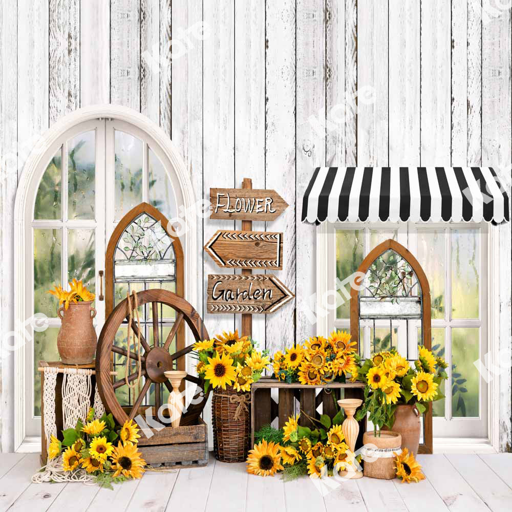 Kate Summer Sunflower Garden Backdrop Designed by Emetselch -UK