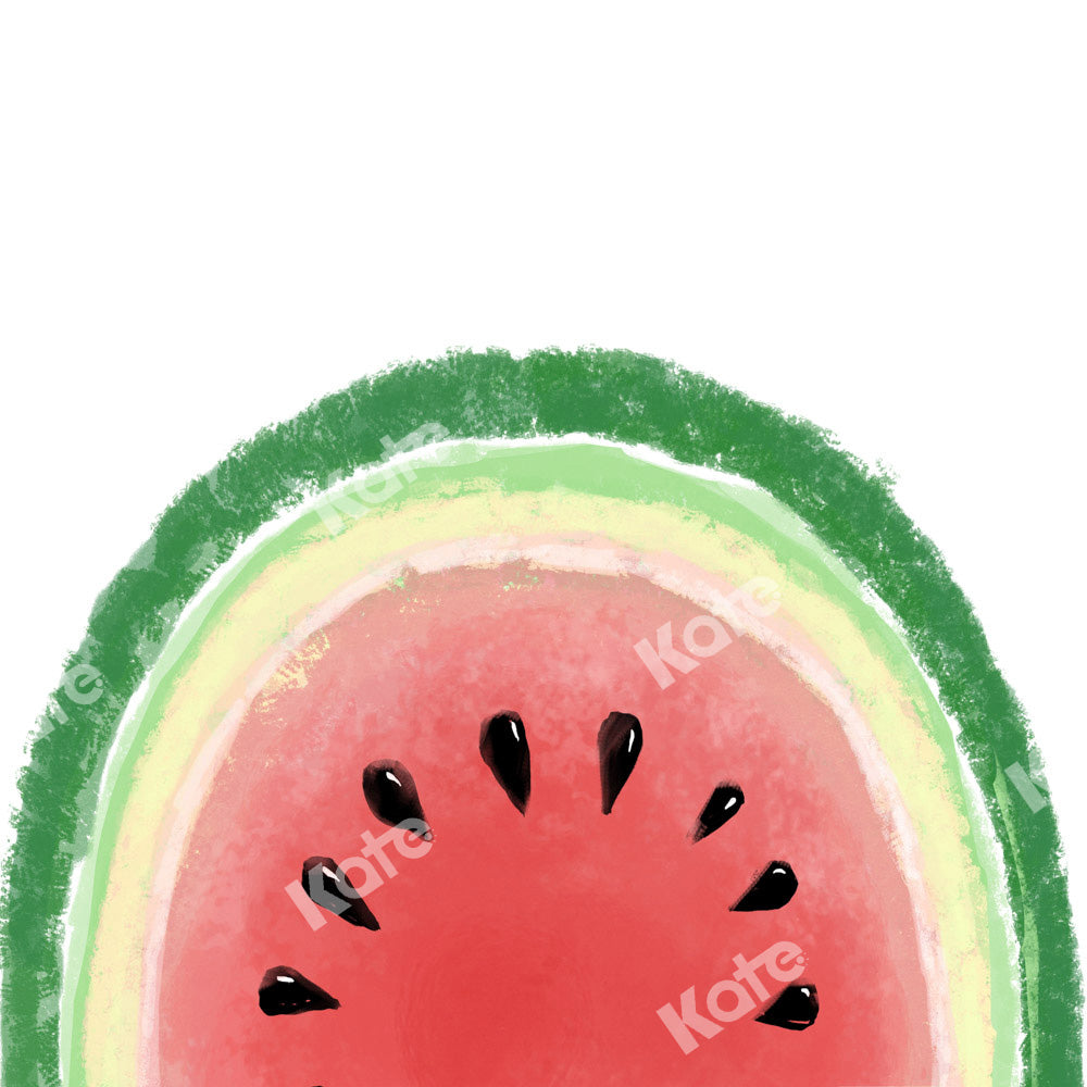 Kate Summer Watercolor Watermelon Backdrop Designed by Uta Mueller Photography -UK
