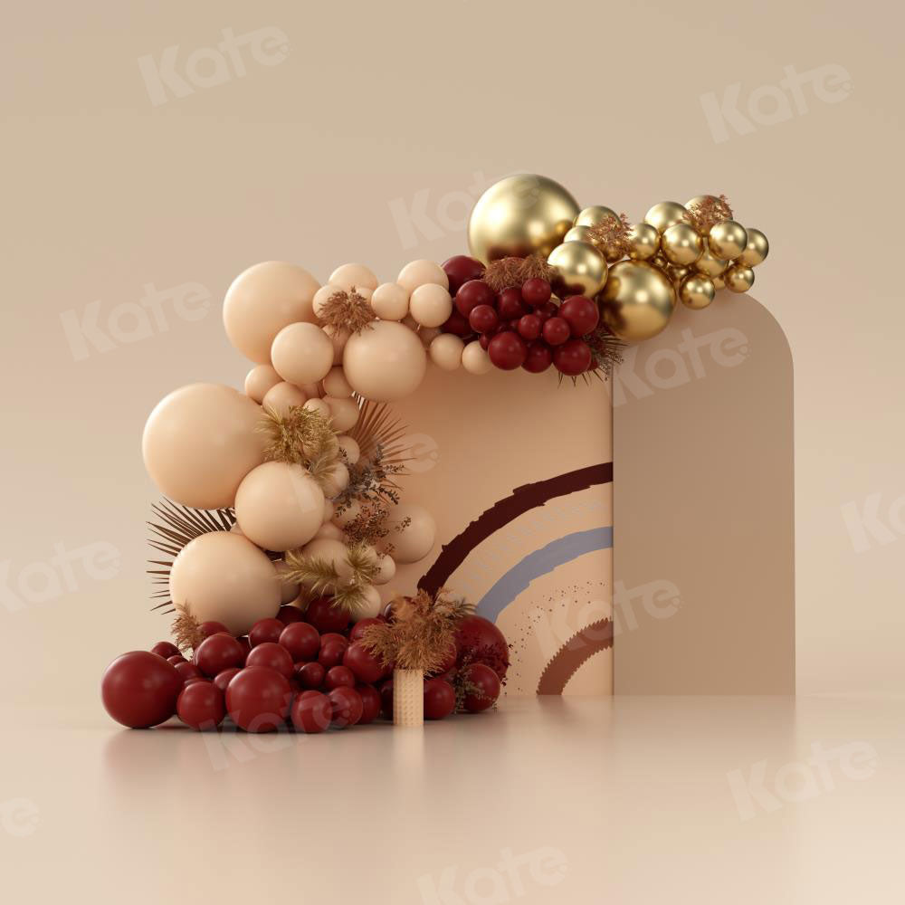 Kate Boho Balloons Cake Smash Backdrop Designed by Uta Mueller Photography -UK