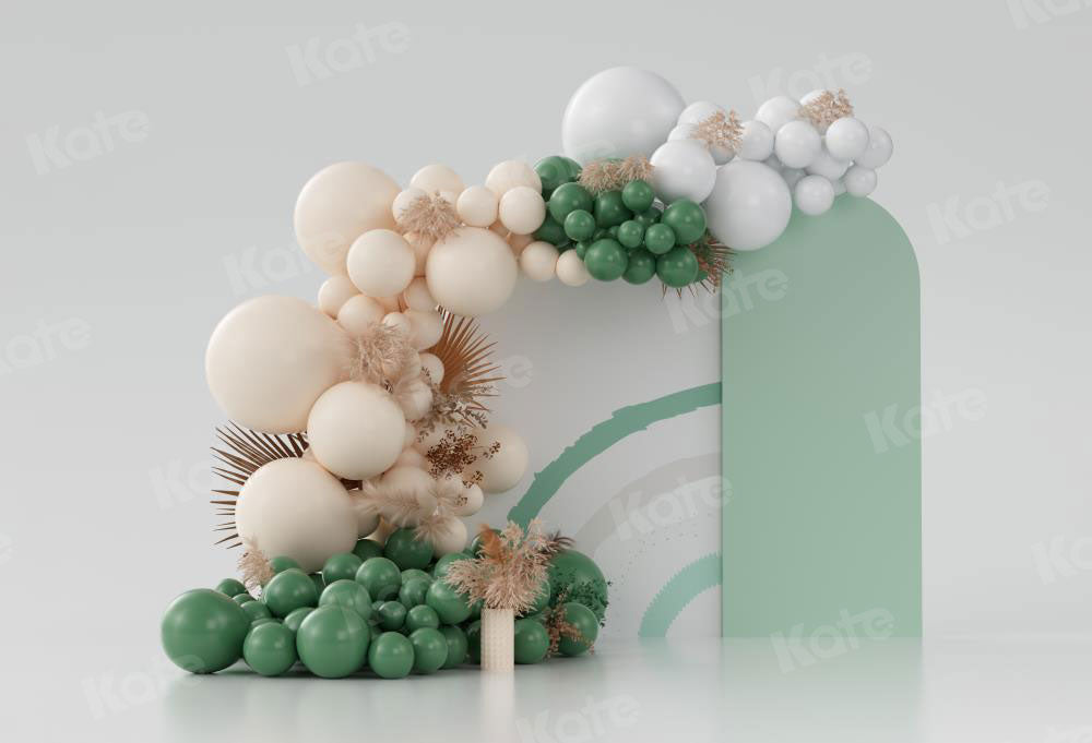 Kate Green Boho Balloons Backdrop Designed by Uta Mueller Photography -UK