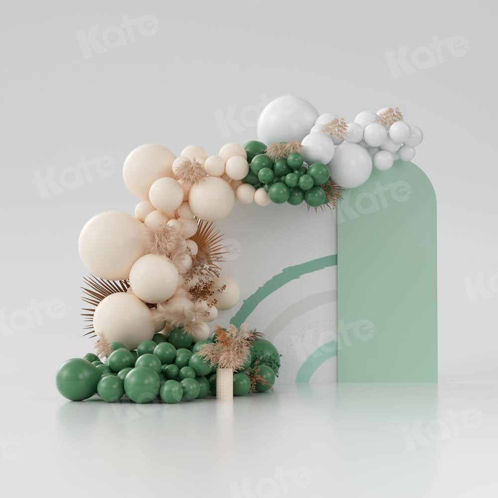 Kate Green Boho Balloons Backdrop Designed by Uta Mueller Photography -UK
