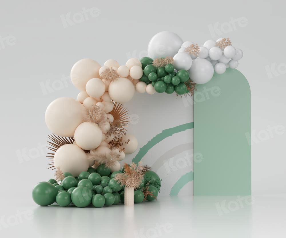 Kate Green Boho Balloons Backdrop Designed by Uta Mueller Photography -UK