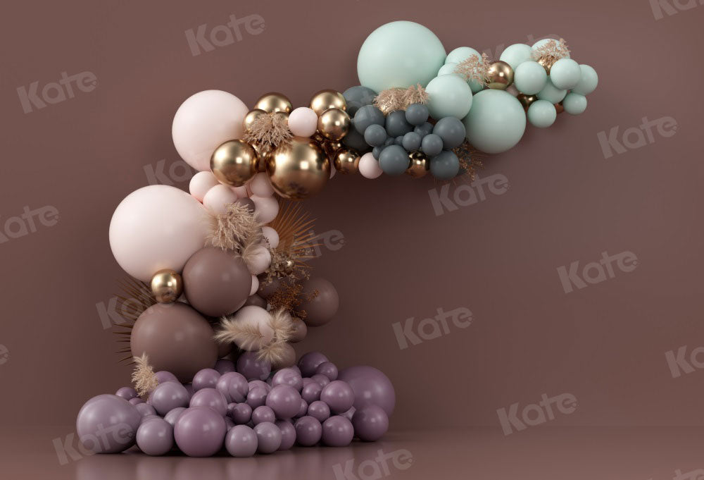 Kate Birthday Boho Balloons Backdrop Designed by Uta Mueller Photography -UK