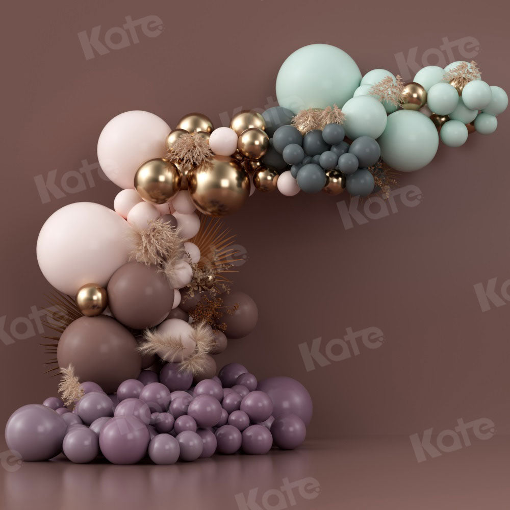 Kate Birthday Boho Balloons Backdrop Designed by Uta Mueller Photography -UK