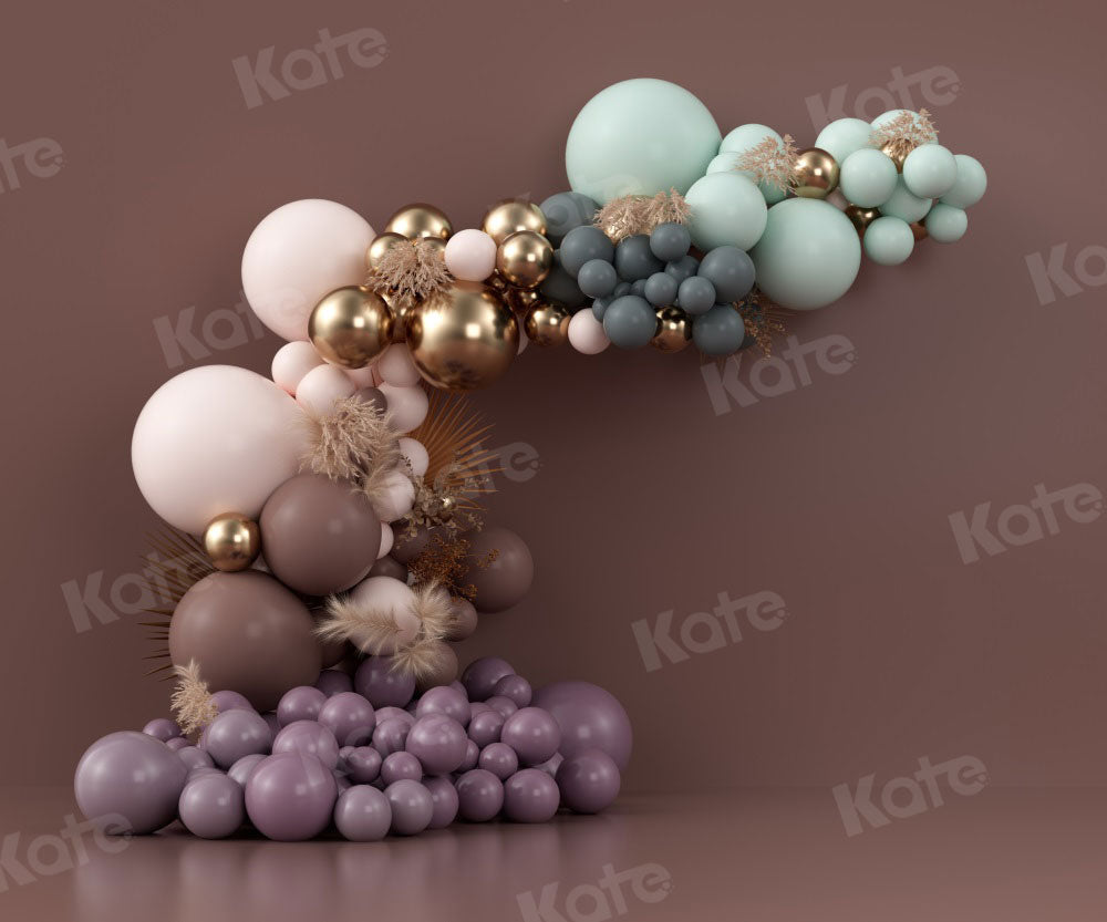 Kate Birthday Boho Balloons Backdrop Designed by Uta Mueller Photography -UK