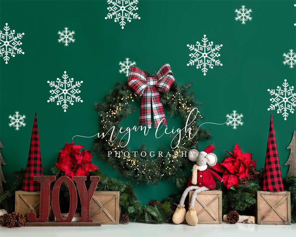Kate Christmas Joy Backdrop Designed by Megan Leigh Photography -UK