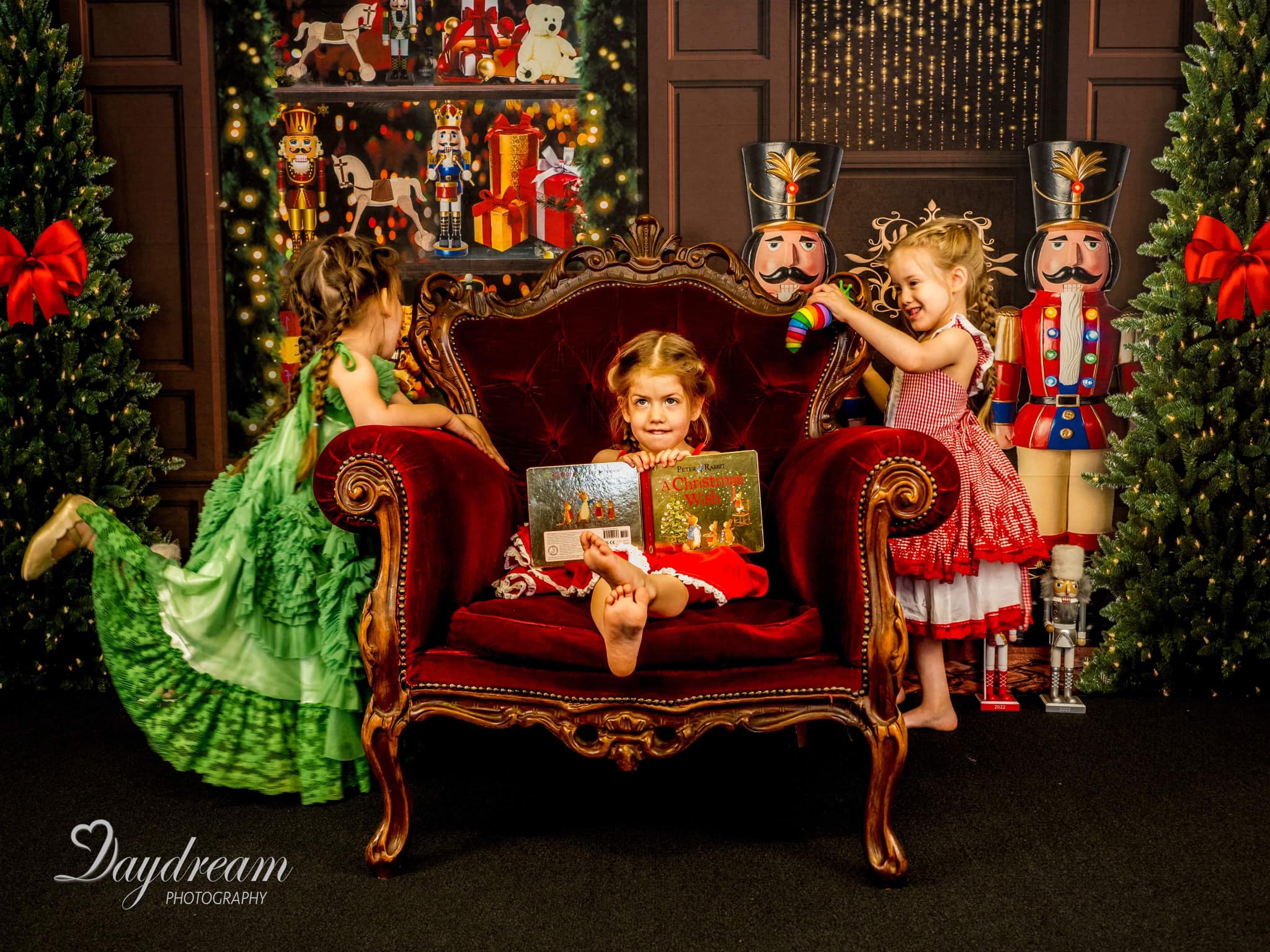 Kate Christmas Nutcracker Shop Backdrop Designed by Uta Mueller Photography -UK