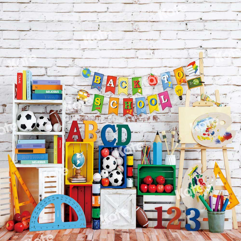 Kate Back to School Children Backdrop Designed by Emetselch -UK