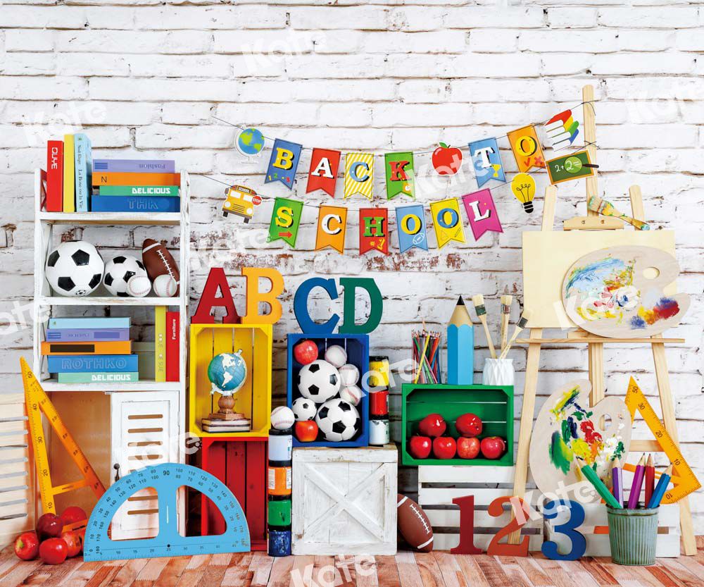 Kate Back to School Children Backdrop Designed by Emetselch -UK