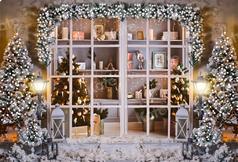 Kate Christmas Store Gift Backdrop for Photography -UK